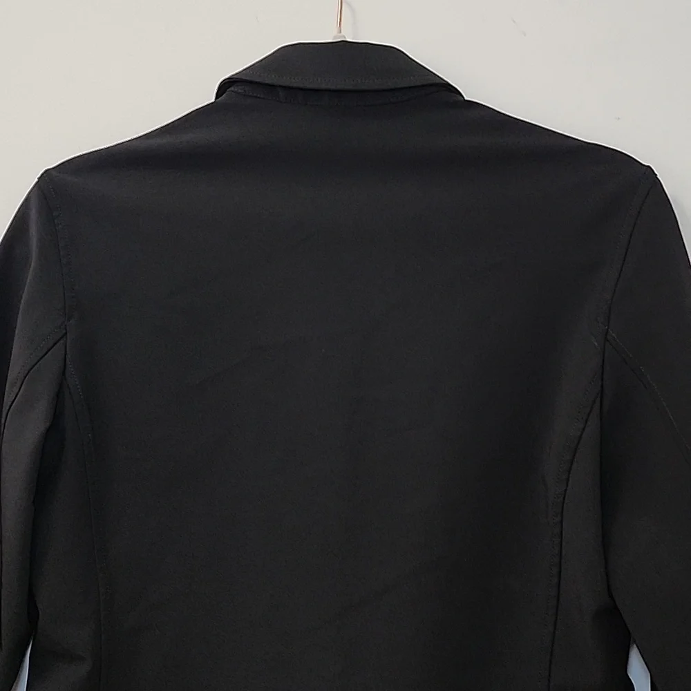 Prada Classic Black Women's Button-Up Shirt Sz 40/ Large - Picture 12 of 16